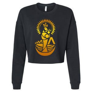 Venezuela Maracaibo Virgen Chinita Chiquinquira Cropped Pullover Crew