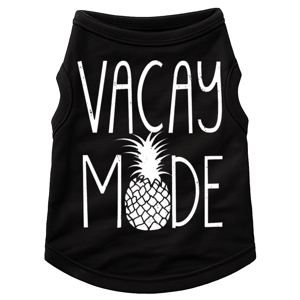 Vacay Mode Vacation Pineapple Doggie Tank