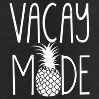 Vacay Mode Vacation Pineapple Adult Drive Performance Visor