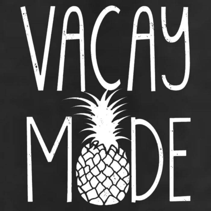 Vacay Mode Vacation Pineapple Adult Drive Performance Visor