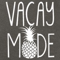 Vacay Mode Vacation Pineapple Cotton Canvas Backpack