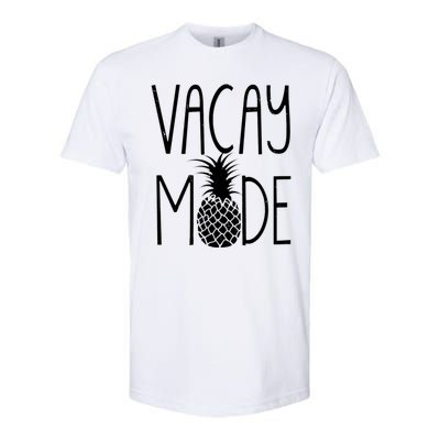 Vacay Mode Vacation Pineapple Softstyle® CVC T-Shirt