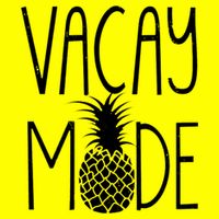Vacay Mode Vacation Pineapple 11oz C Handle Ceramic Mug