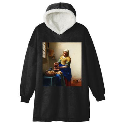 Vermeer Milkmaid Hooded Wearable Blanket