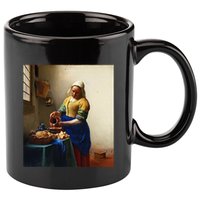 Vermeer Milkmaid 11oz C Handle Ceramic Mug