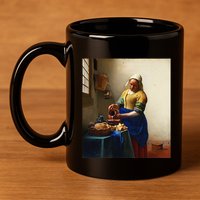 Vermeer Milkmaid 11oz C Handle Ceramic Mug