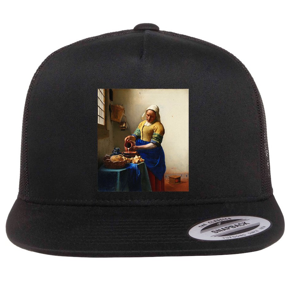 Vermeer Milkmaid Flat Bill Trucker Hat