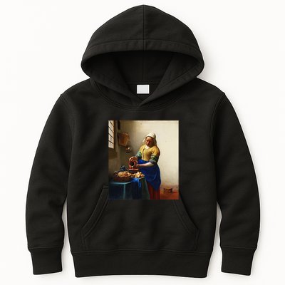 Vermeer Milkmaid Kids Hoodie
