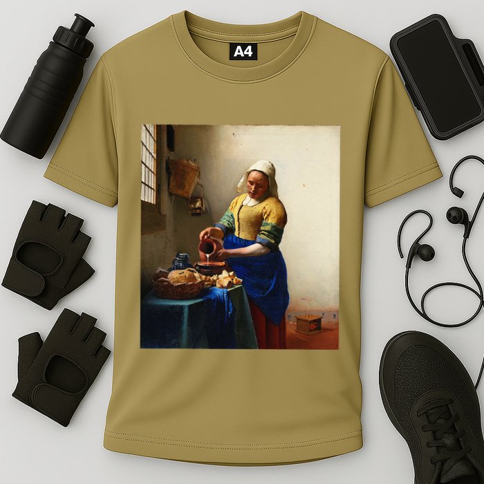 Vermeer Milkmaid Cooling Performance Crew T-Shirt
