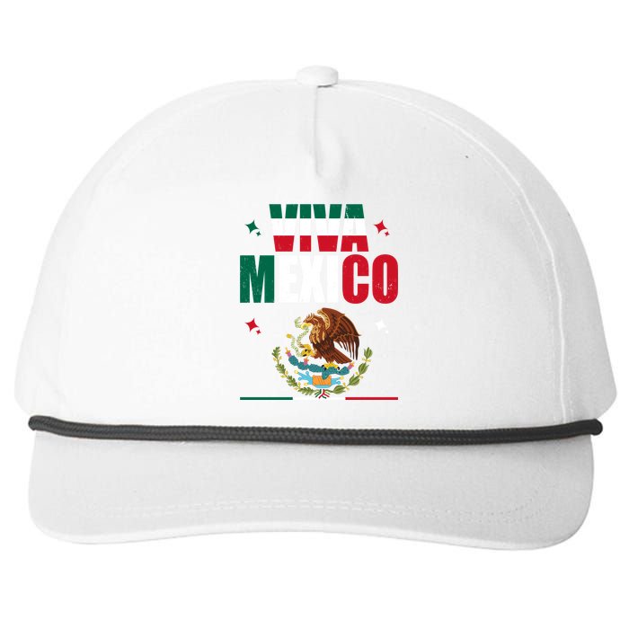 Viva Mexico Snapback Five-Panel Rope Hat