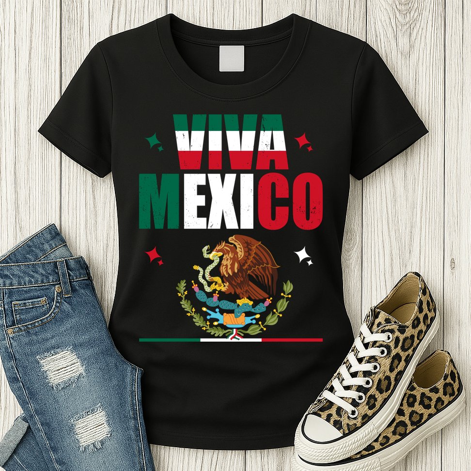 Viva Mexico Womens T-Shirt