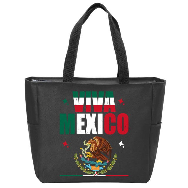 Viva Mexico Zip Tote Bag