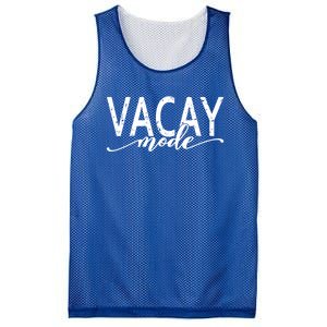 Vacay Mode Vacation Summer Beach Travel Family Trip Cool Gift Mesh Reversible Basketball Jersey Tank