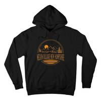 Vintage Melvin Village New Hampshire Mountain Hiking Print Hoodie