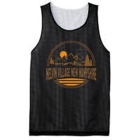 Vintage Melvin Village New Hampshire Mountain Hiking Print Mesh Reversible Basketball Jersey Tank