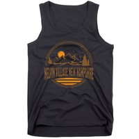 Vintage Melvin Village New Hampshire Mountain Hiking Print Tank Top