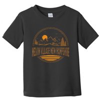 Vintage Melvin Village New Hampshire Mountain Hiking Print Toddler T-Shirt