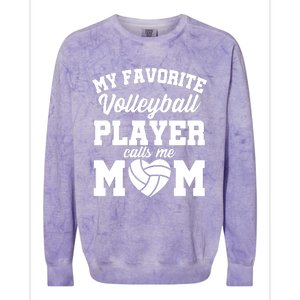 Volleyball Mom Colorblast Crewneck Sweatshirt