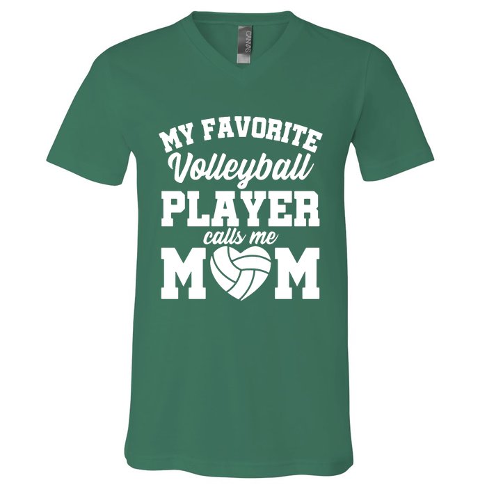 Volleyball Mom V-Neck T-Shirt