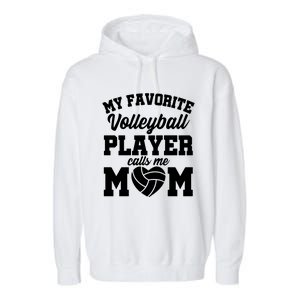 Volleyball Mom Garment-Dyed Fleece Hoodie