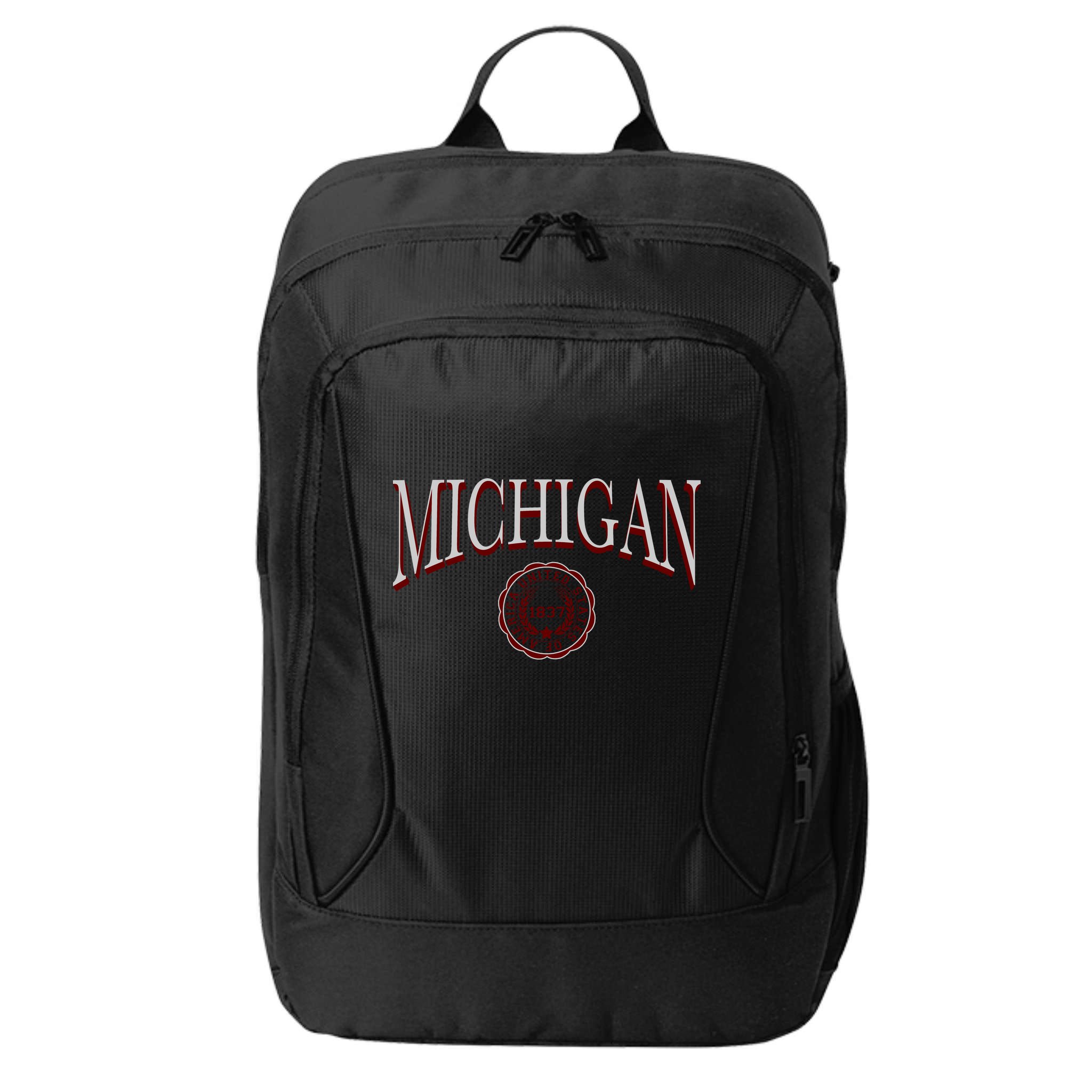 Vintage Michigan Varsity Style City Backpack