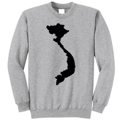 Vietnam Map Tall Sweatshirt