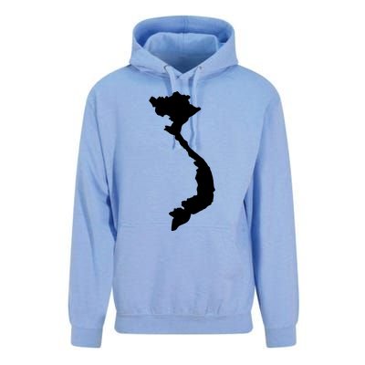 Vietnam Map Unisex Surf Hoodie