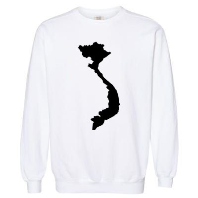 Vietnam Map Garment-Dyed Sweatshirt