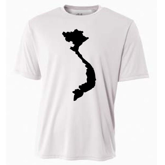 Vietnam Map Cooling Performance Crew T-Shirt