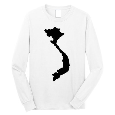 Vietnam Map Long Sleeve Shirt