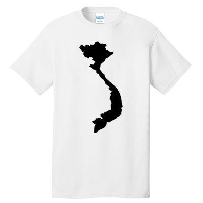 Vietnam Map Tall T-Shirt