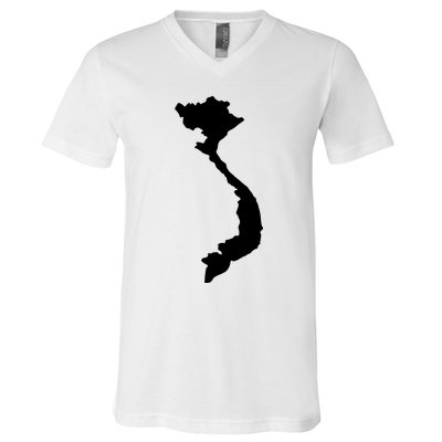 Vietnam Map V-Neck T-Shirt