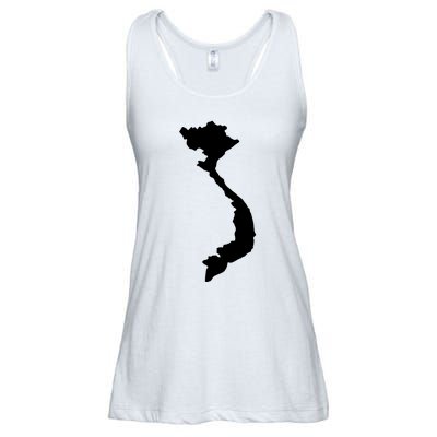 Vietnam Map Ladies Essential Flowy Tank