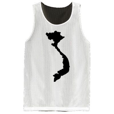 Vietnam Map Mesh Reversible Basketball Jersey Tank