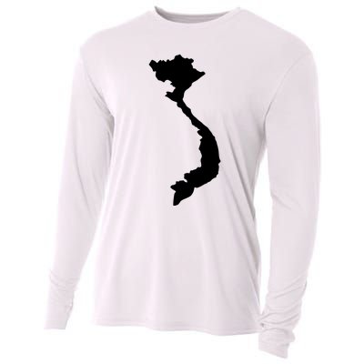 Vietnam Map Cooling Performance Long Sleeve Crew