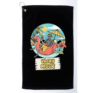 Vacay Mode Vacation Vibes Gift Platinum Collection Golf Towel