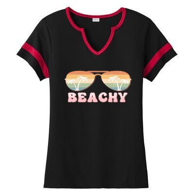 Vacay Mode Vibes Vacation Summer Cruise Getaway Beachy Gift Ladies Halftime Notch Neck Tee