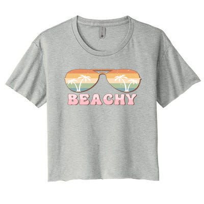 Vacay Mode Vibes Vacation Summer Cruise Getaway Beachy Gift Women's Crop Top Tee