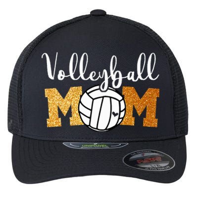 Volleyball Mom Volleyball Game Day Flexfit Unipanel Trucker Cap