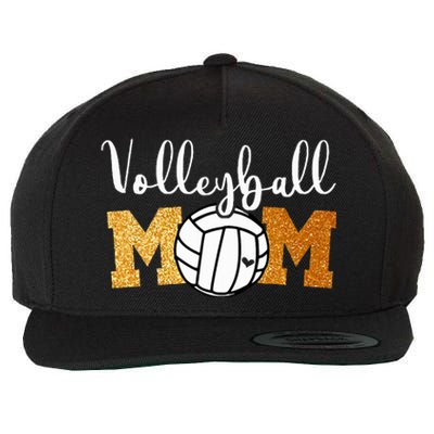 Volleyball Mom Volleyball Game Day Wool Snapback Cap