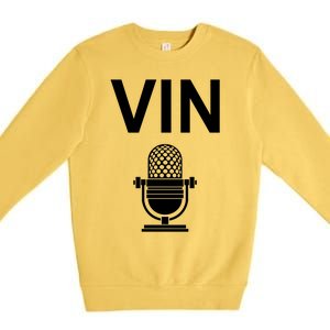 Vin Microphone Premium Crewneck Sweatshirt