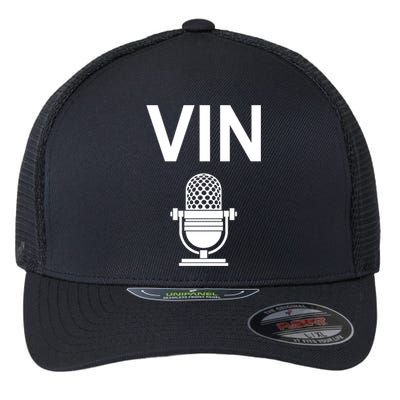 Vin Microphone Flexfit Unipanel Trucker Cap