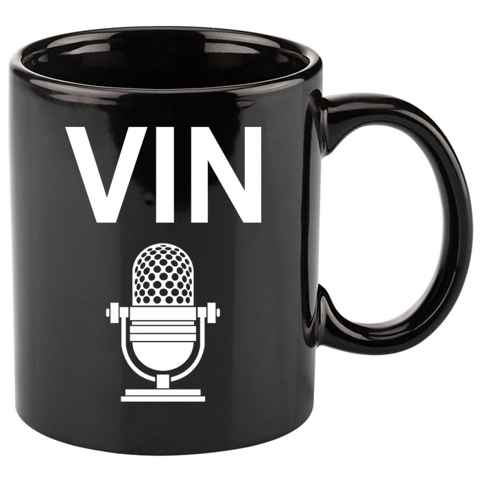 Vin Microphone 11oz C Handle Ceramic Mug