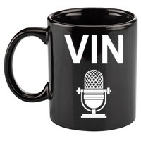 Vin Microphone 11oz C Handle Ceramic Mug