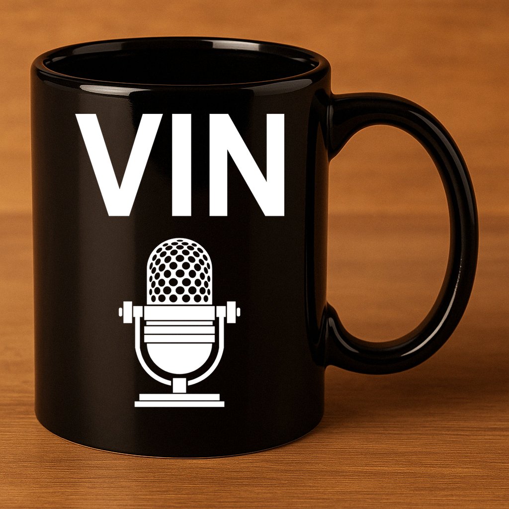 Vin Microphone 11oz C Handle Ceramic Mug