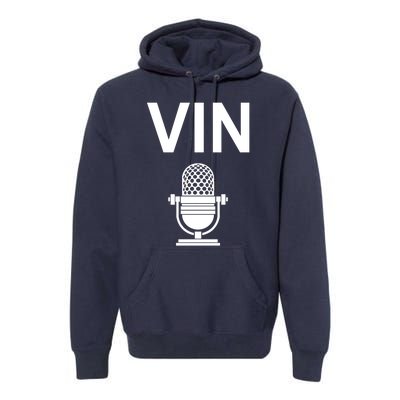 Vin Microphone Premium Hoodie