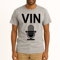 Vin Microphone Tall T-Shirt