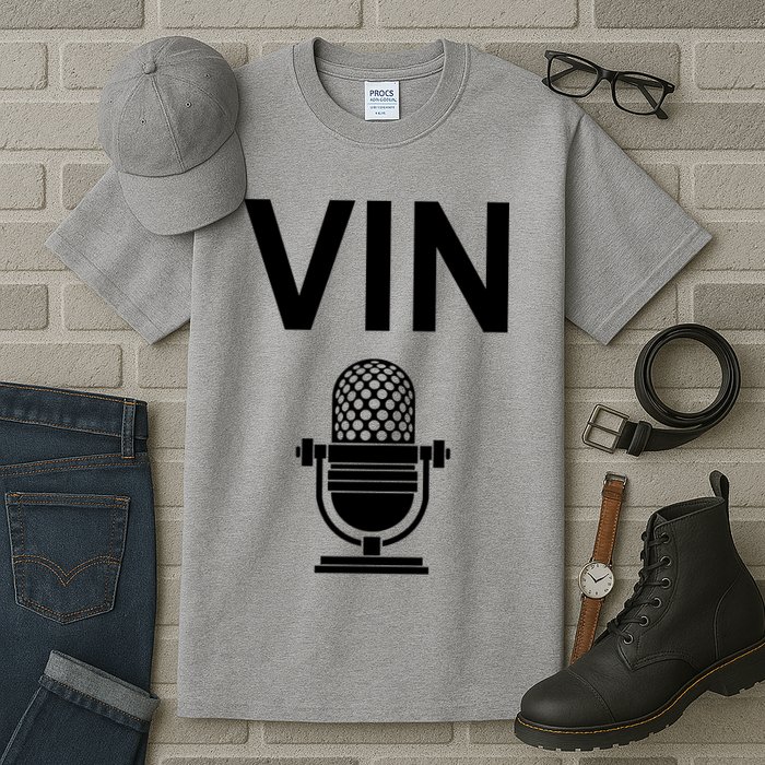 Vin Microphone Tall T-Shirt