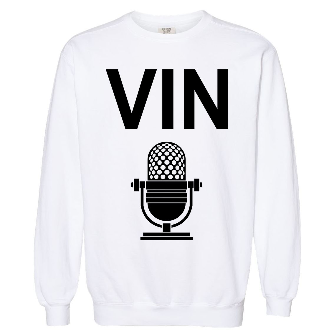 Vin Microphone Garment-Dyed Sweatshirt