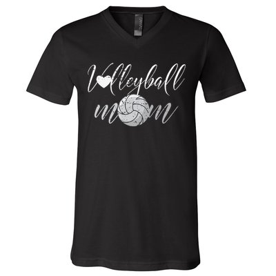 Volleyball Mom Volleyballer Mother's Day V-Neck T-Shirt